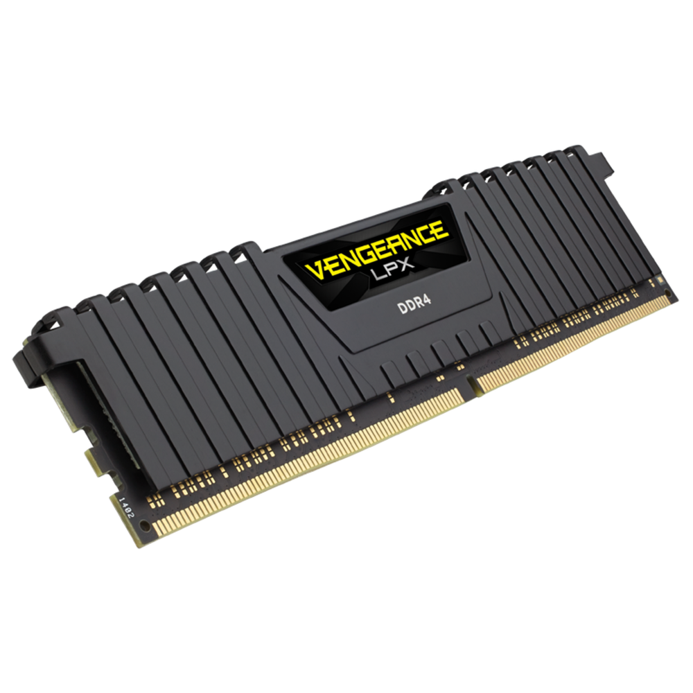 CORSAIR Vengeance LPX DDR4 3200MHz 64GB 2x32GB DIMM Unbuffered 16-20-20-38 XMP 2.0 Black Heatspreader Black PCB 1.35V