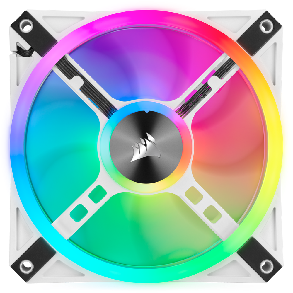 Corsair WHITE QL120 RGB 120mm RGB LED Fan Single Pack