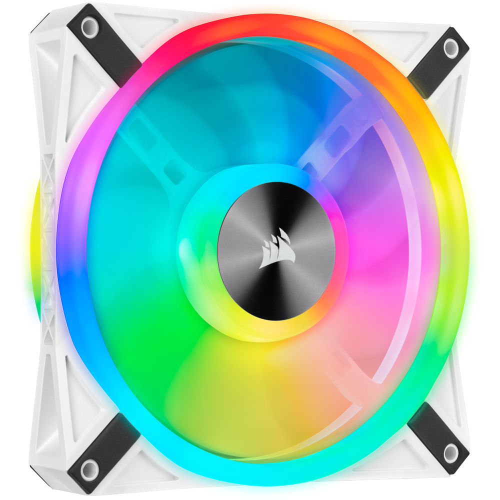 Corsair WHITE QL140 RGB 140mm RGB LED Fan Single Pack
