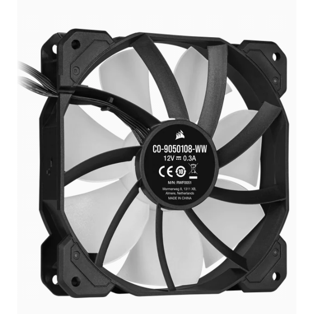 Corsair SP120 RGB ELITE 120mm RGB LED Fan with AirGuide Single Pack