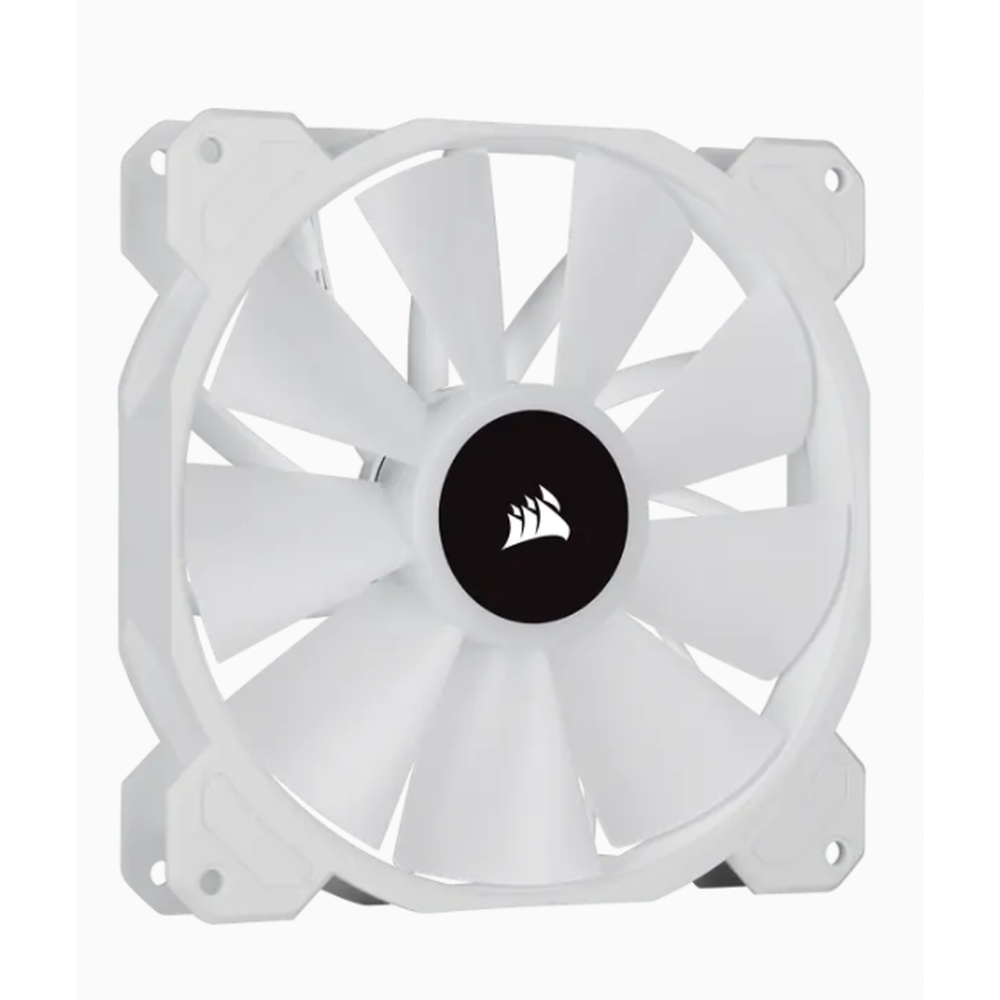 Corsair White SP140 RGB ELITE 140mm RGB LED Fan with AirGuide Single Pack