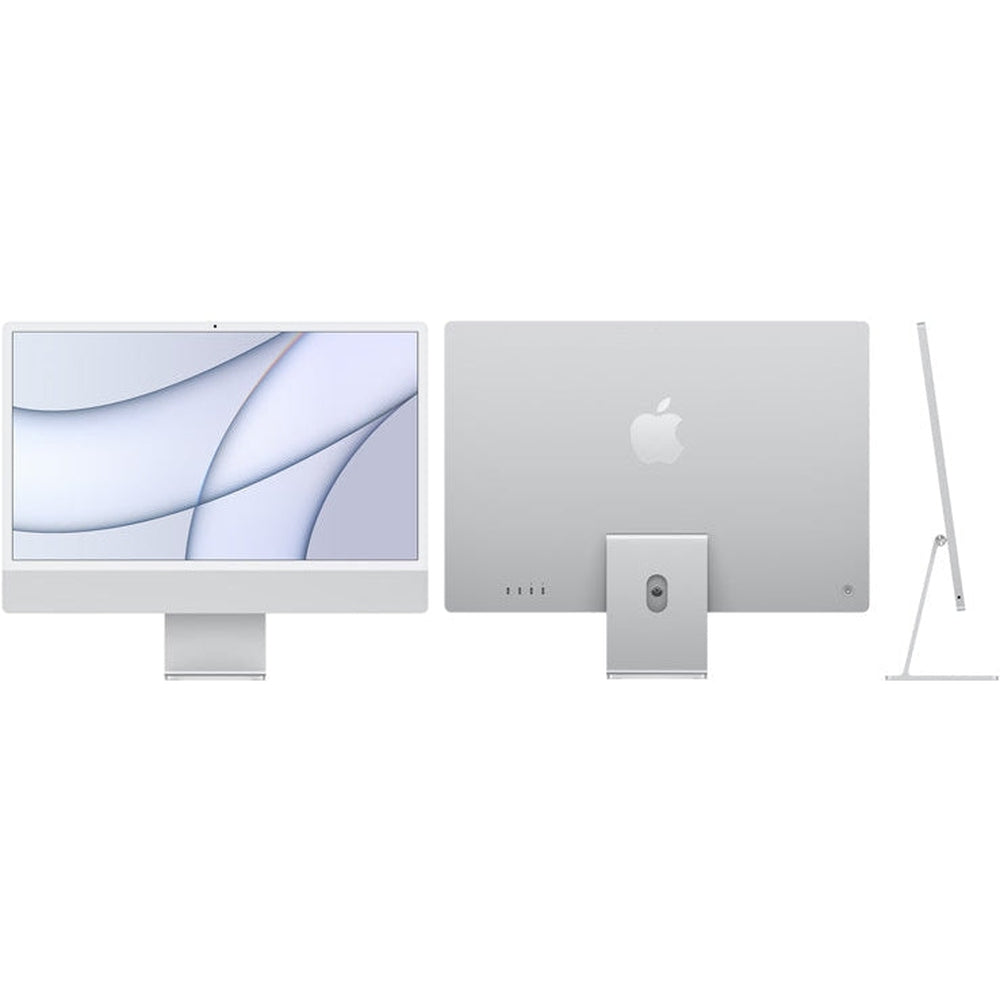 Apple 24-inch iMac with Retina 4.5K display: Apple M1 chip with 8-core CPU and 8-core GPU 256GB - Silver
