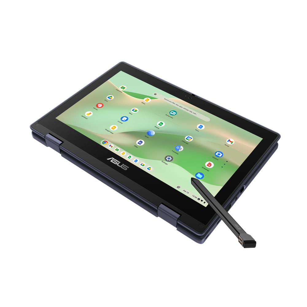 Chromebook - 11.6" HD Touch/Flip/Stylus N100 4GB 32G Wi-Fi 6 + BT5.2 dual camera Garaged stylus. ZTE 2xUSB-A 2xUSB-C ChromeOS 1Y