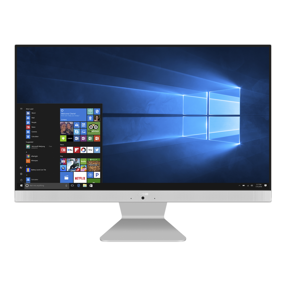 AIO 23.8"FHD Pentium 7505 8GB 256GB PCIE Black Win11 Home 1YR PUR 1xUSB2.0 4xUSB3.2  1xHDMI