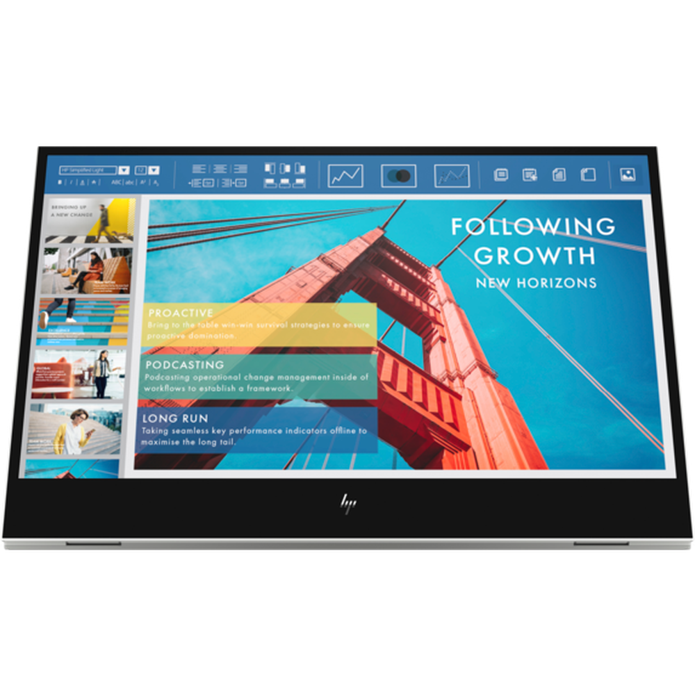 HP E14 G4 Portable Monitor 14" FHD 1920x1080 USB-C Power Pass-Through   (replaces 3HX46AA)