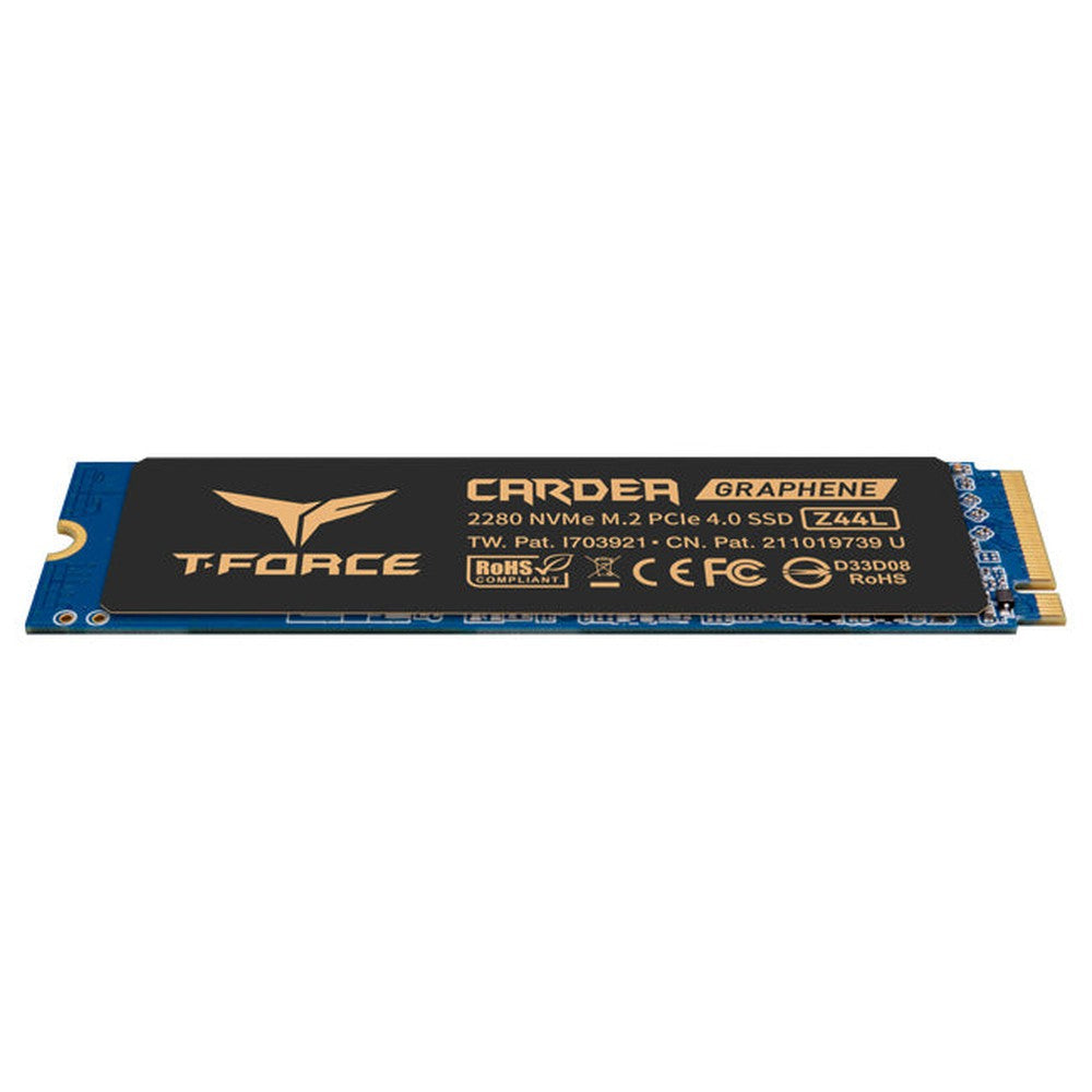 Team TEAMGROUP T-Force CARDEA Zero Z44L 500GB NVMe PCIe Gen4 x4 M.2 2280 Gaming Internal SSD Read/Write 3300/2400 MB/s 5 Years