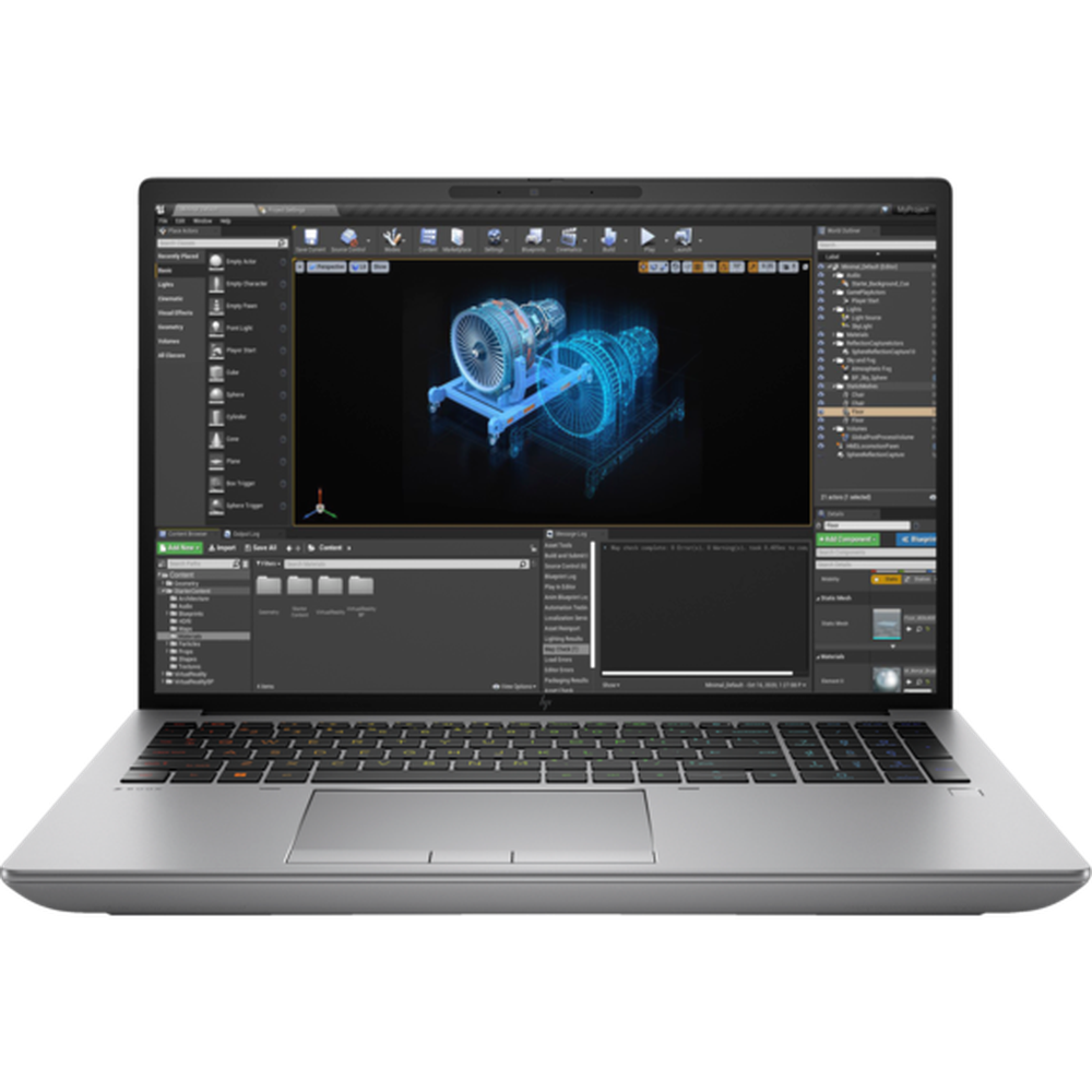 HP Zbook Fury G10 16" WQUXGA OLED TOUCH i9-13950HX (vPro) 64GB 2TB SSD NVIDIA RTX 4000 ADA 12GB W11P64 DG