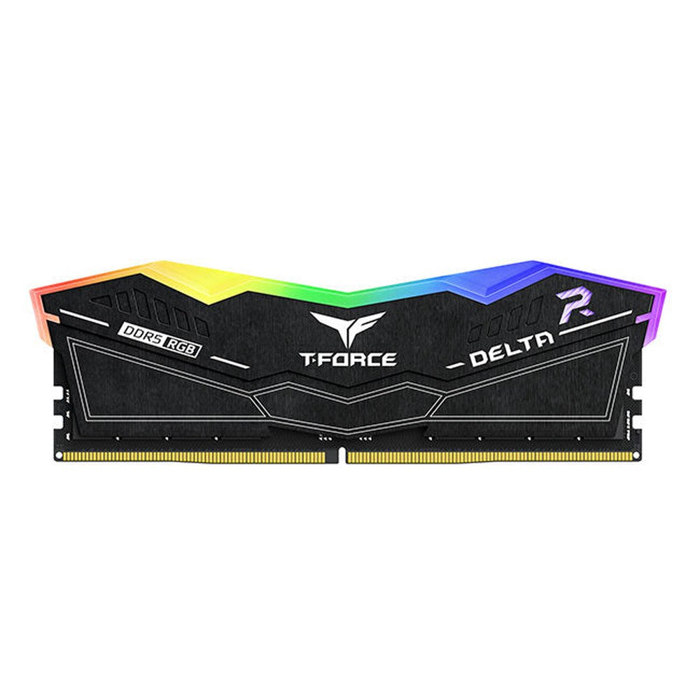 Team TEAMGROUP DELTA RGB 32GB (2X16GB) DDR5 PC5-48000C38 6000MHZ DUAL CHANNEL KIT - BLACK