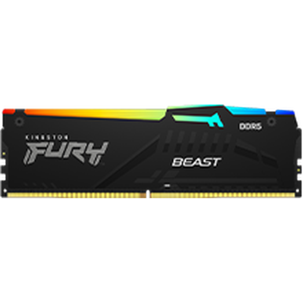 Kingston 16GB 6000MT/s DDR5 CL40 DIMM (Kit of 2) FURY Beast RGB