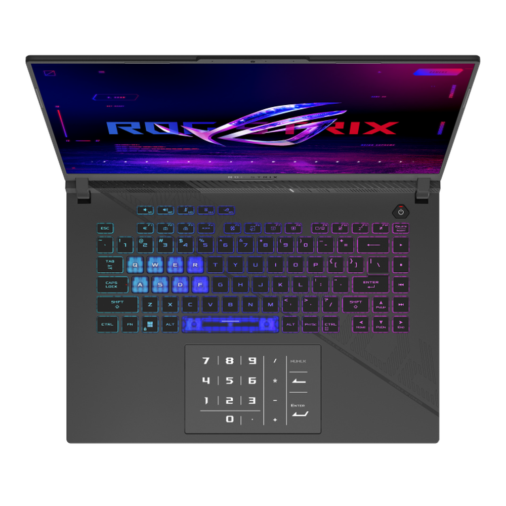 Asus ROG Strix G16 - 16" WQXGA 240HZ /i9-14900HX/RTX4070/8G*2/1T/4ZONE/Gray/2y