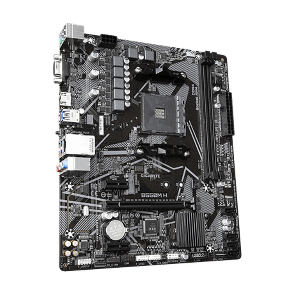 Gigabyte AMD B550 Ultra Durable MB w/Pure Digital VRM Solution GIGABYTE Gaming LAN with Bandwidth Management PCIe 4.0/3.0 x4 M.2 RGB FUSION 2.0