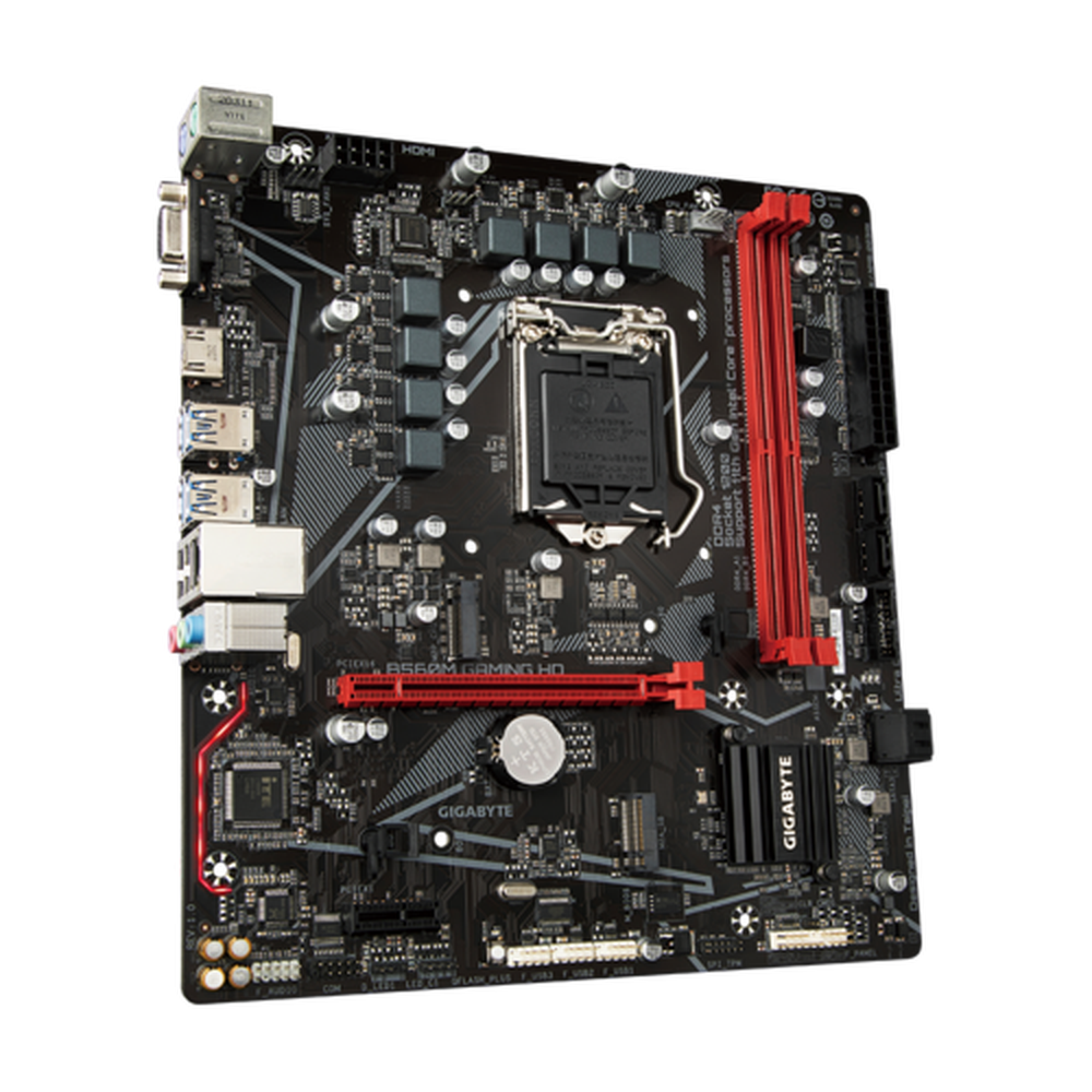 Gigabyte Intel B560 Gaming MB w Drct 6+2 Phases Digital VRM Full PCIe 4.0* Design Dual PCIe x4 M.2 GIGABYTE 8118 Gaming LAN RGB FUSION 2.0