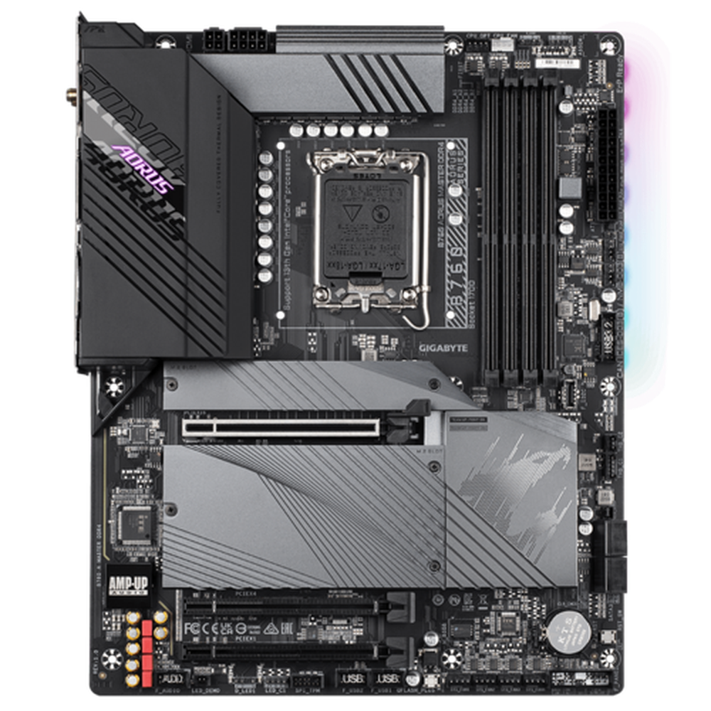 Intel B760 Express Chipset LGA1700 DDR4 2.5GbE LAN chip Wi-Fi 6E AX211 CPU PCIEX16 Chipset PCIEX4 ans PCIEX1 ATX