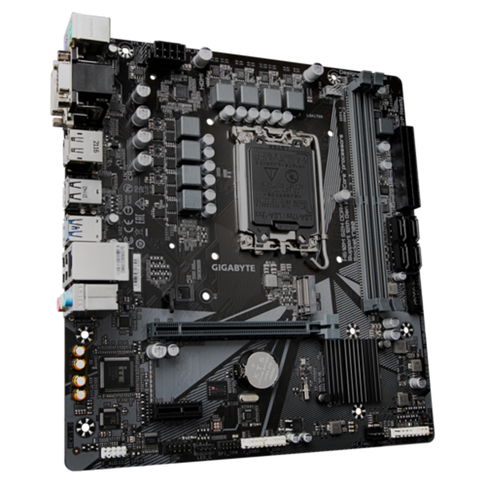 Intel H610M S2H DDR4 ITE 8689 2 DIMM DDR4 3200 SATA 6Gb/s PCI-E 4.0 x16 DirectX 12 Intel i219V ATX 2 12 PIN ATX 12V 2 4 PIN1uATX