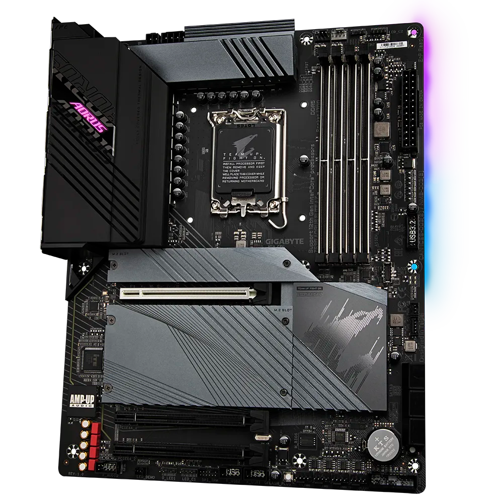 Z690 AORUS ELITE AX Intel Core Series ProcessorsNon-ECC Unbuffered DDR5 4 DIMMs 2.5GbE LAN 4 x NVMe PCIe 4.0/3.0 x4 M.2 USB 3.2 Gen2x2 Type-C