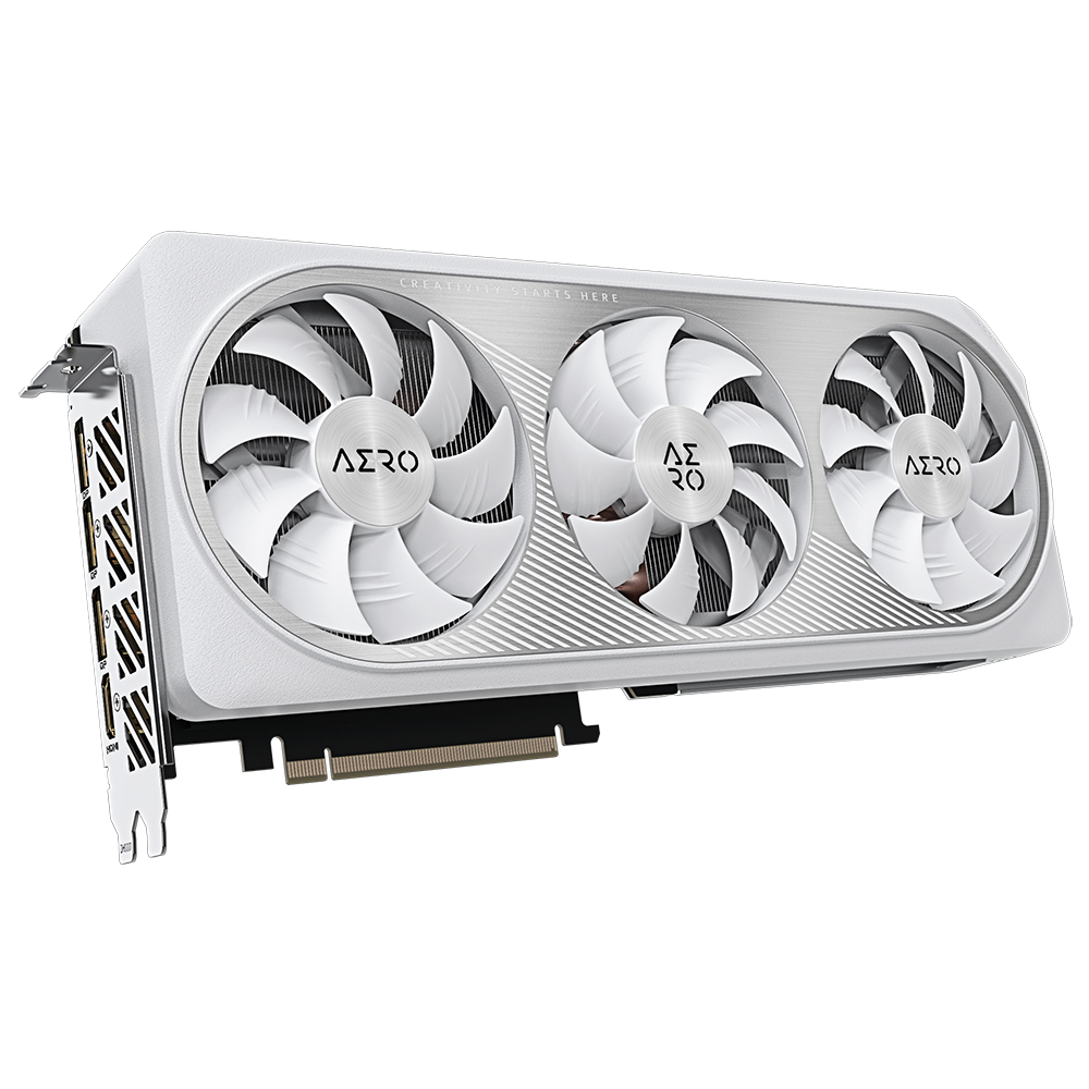 Gigabyte GeForce RTX 4070 SUPER AERO OC 12G GDDR6X 192 bit/2565MHz/PCI-E 4.0/Max Res 7680x4320/3x DP 1.4a & 1x HDMI 2.1a