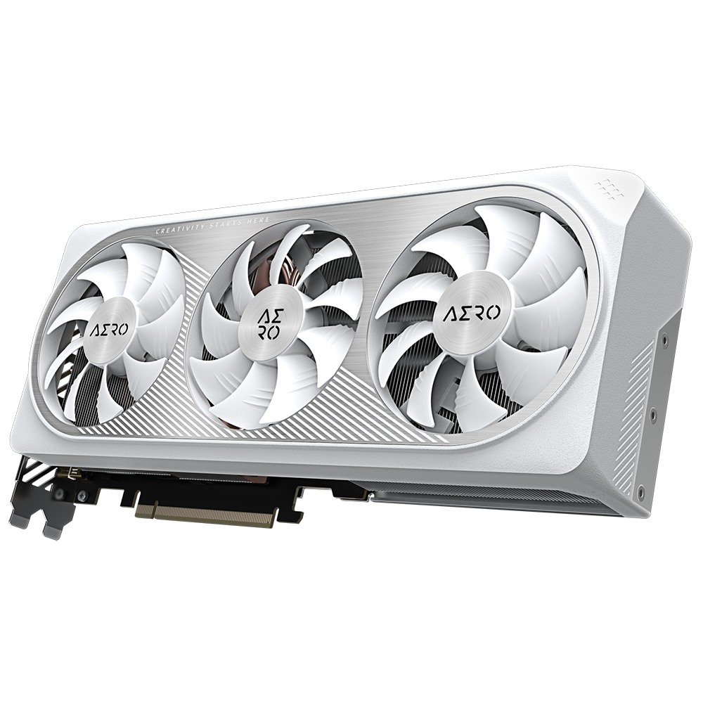 Gigabyte GeForce RTX 4070 SUPER AERO OC 12G GDDR6X 192 bit/2565MHz/PCI-E 4.0/Max Res 7680x4320/3x DP 1.4a & 1x HDMI 2.1a