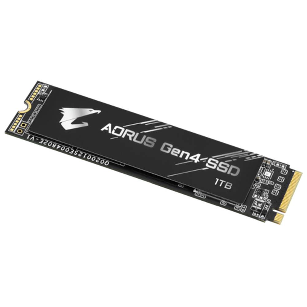 Gigabyte AORUS NVMe Gen4 M.2 1TB PCI-E 4.0 Interface HP Gaming 3D TLC NAND Ext DDR Cache Buffer SSD