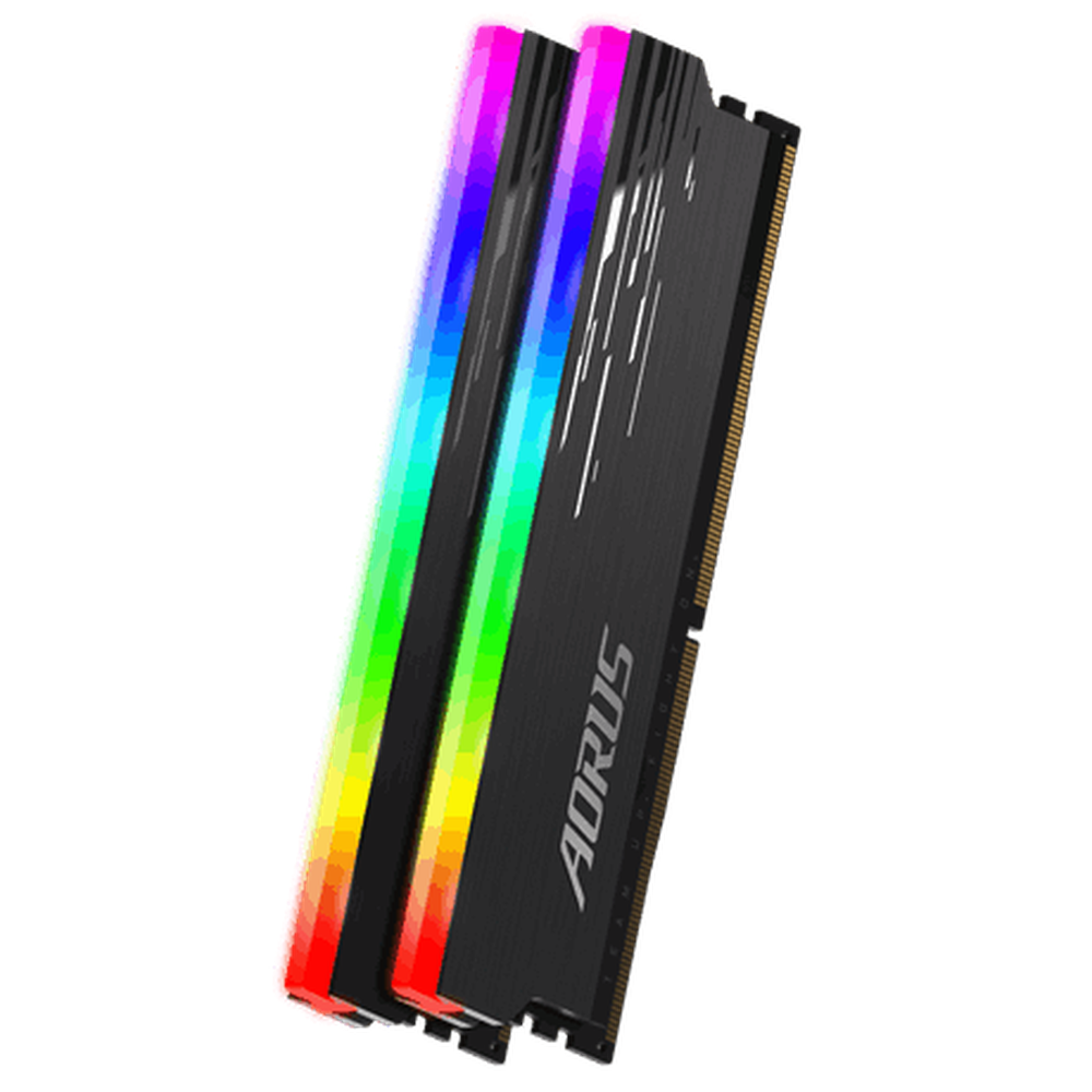 Gigabyte AORUS RGB Memory 4400MHz 16GB Memory Kit Supports AORUS RGB Fusion 2.0 Selected High Quality Memory ICs INTEL Z490 and AMD X570 Certificated.