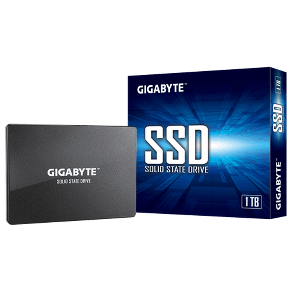 Gigabyte SATA6.0Gb/s Int.SSD 2.5" 1TB Read: up to 550MB/s(75k IOPs) Write: up to 500MB/s(85k IOPs) 3D NAND Flash Limited