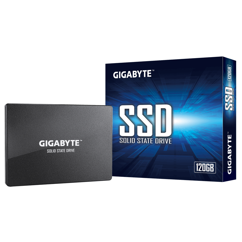 Gigabyte SATA SSD 2.5" 120GB Read: up to 500MB/s(50k IOPs) Write: up to 380MB/s(60k IOPs)  Limited