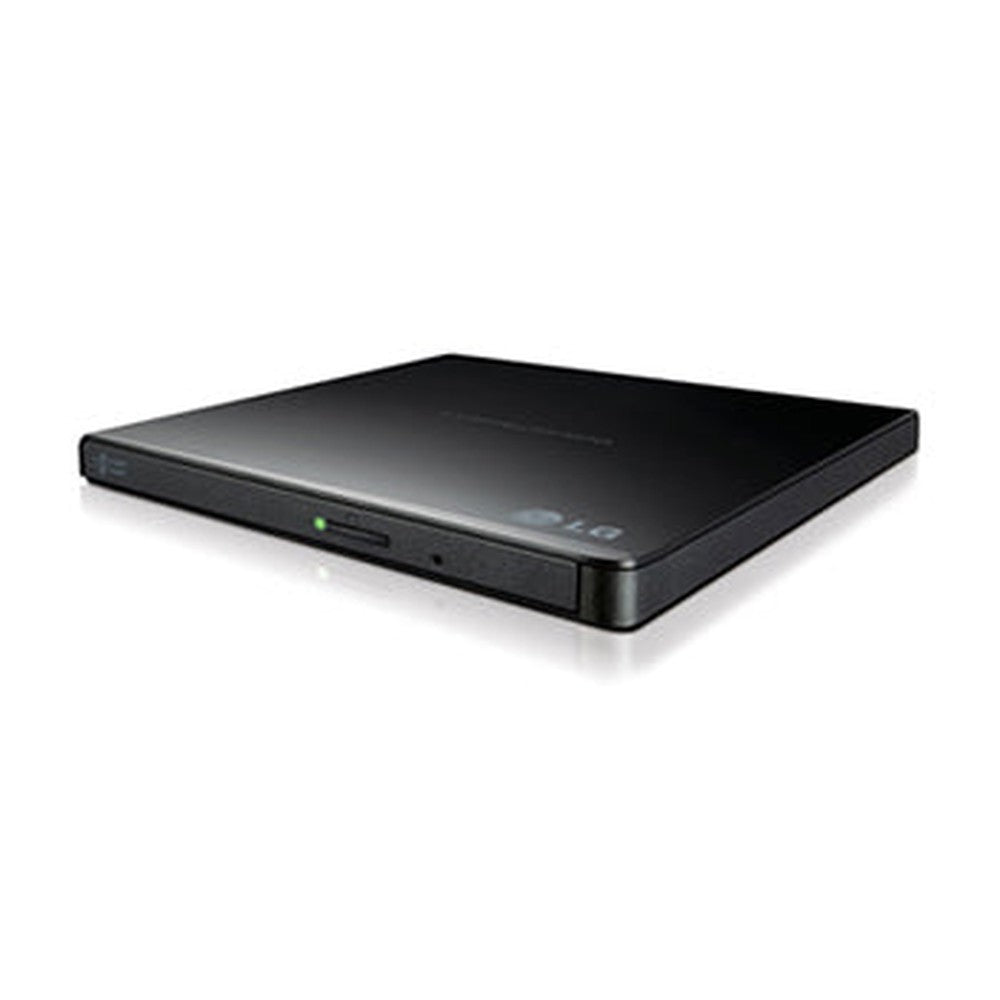 LG SLIM PORTABLE EXTERNAL DVD-RW DRIVE USB2.0 8X DVD24X CD WRITE black