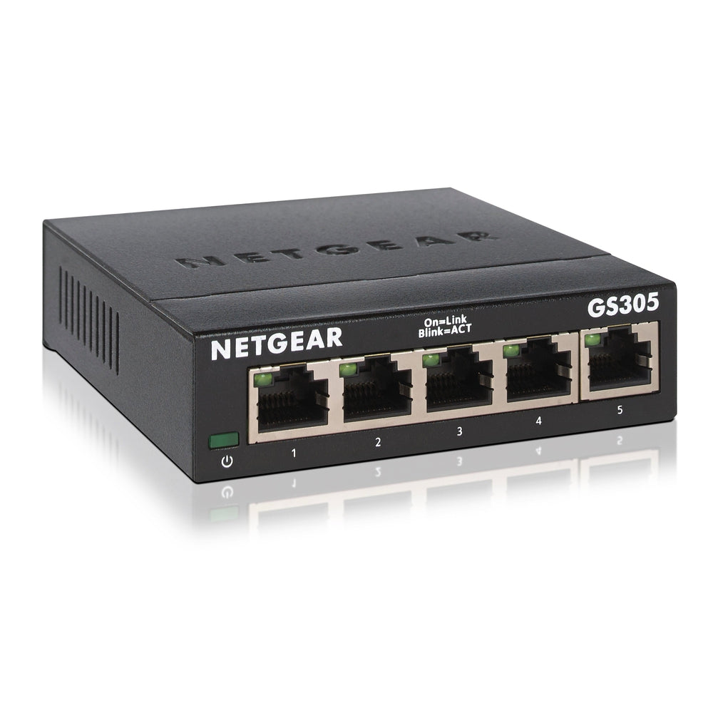 NETGEAR SOHO 5-port Gigabit Unmanaged Switch (GS305)