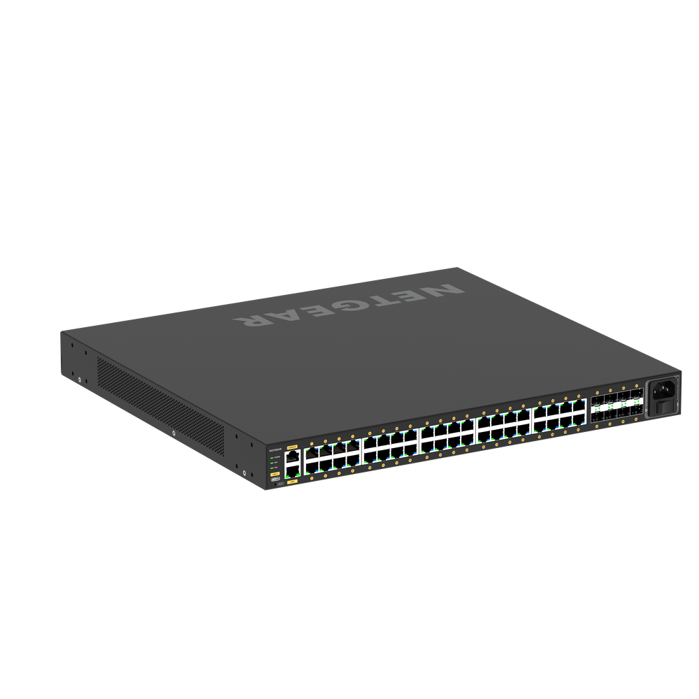 NETGEAR AV Line M4250-40G8F-PoE+ 40x1G PoE+  480W and 8xSFP Managed Switch (GSM4248P)