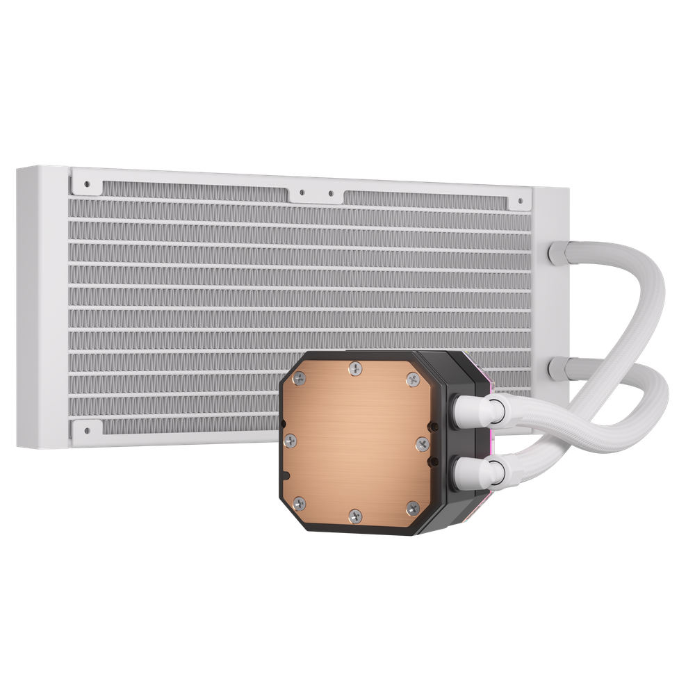 CORSAIR iCUE H100i ELITE CAPELLIX XT White 240mm Radiator Liquid CPU Cooler