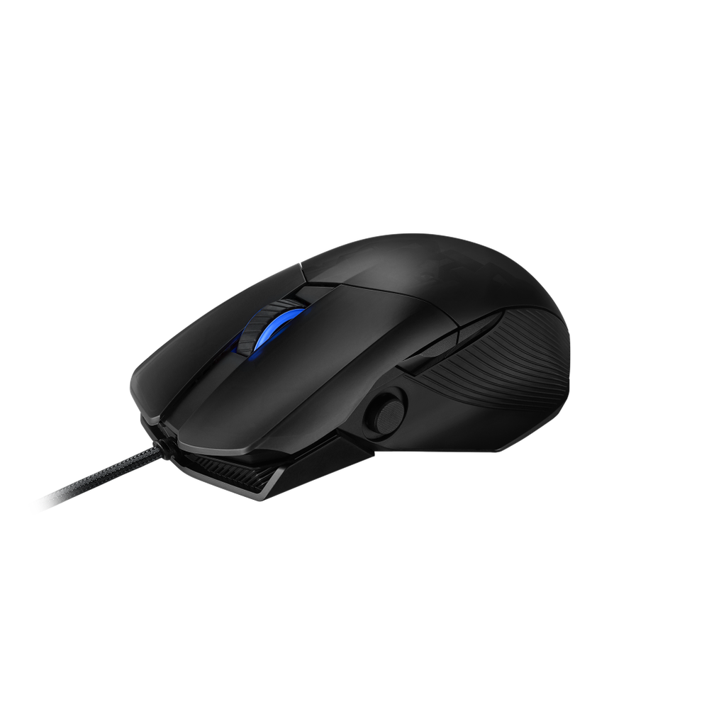 Asus ROG Chakram Core gaming mouse featuring programmable joystick advanced 16000 dpi sensor push-fit switch sockets design adjustable weight stealth