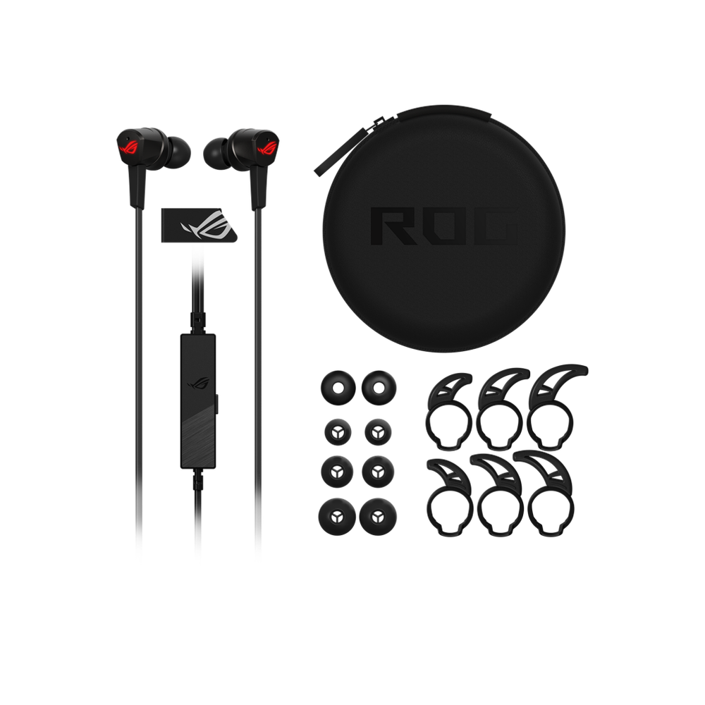 ASUS ROG CETRA IN EAR GAMING HEADPHONES USB C 10MM ESSENCE DRIVERS ACTIVE NOISE CANCELLATION