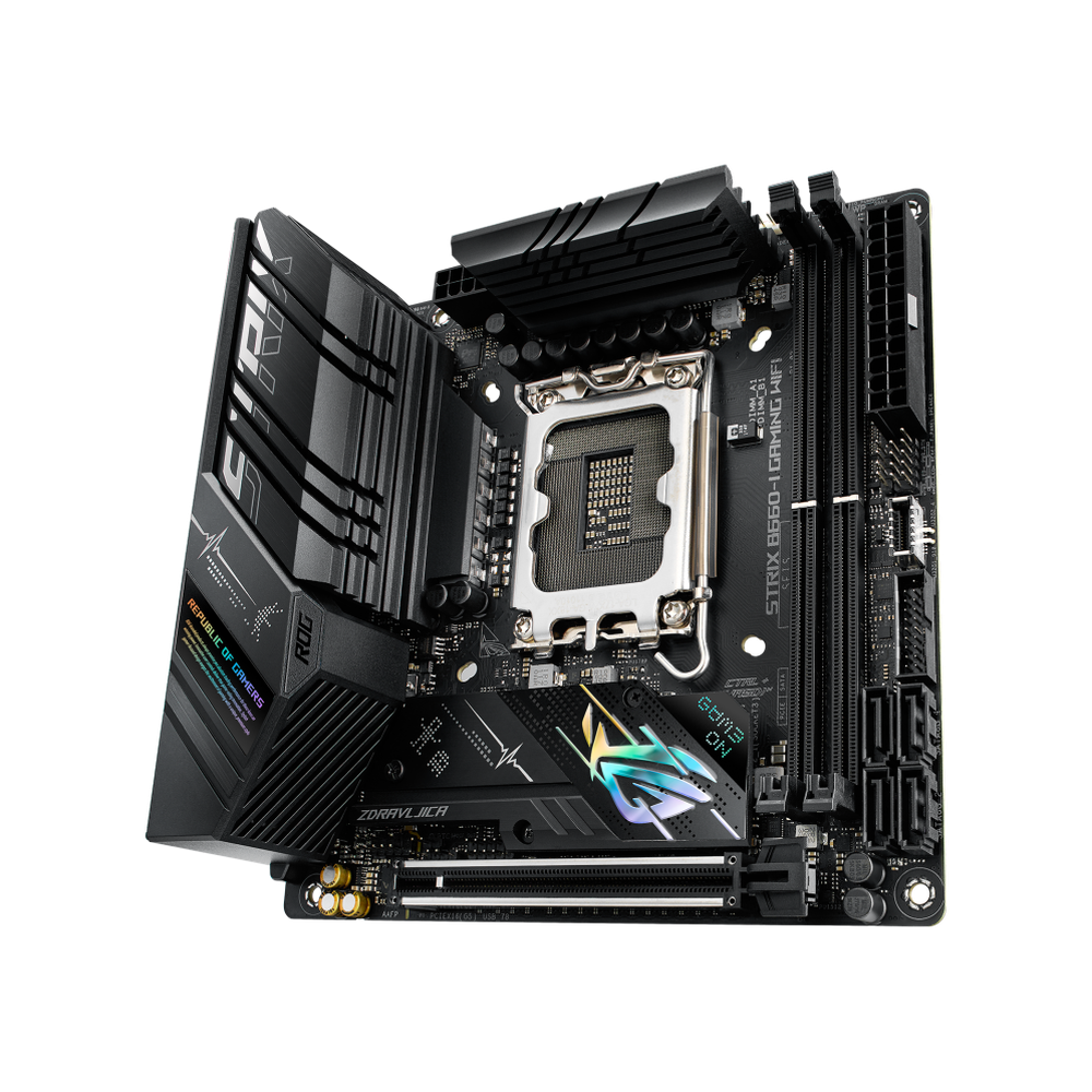 ASUS ROG INTEL B660 mITX Gaming motherboard DDR5 WIFI