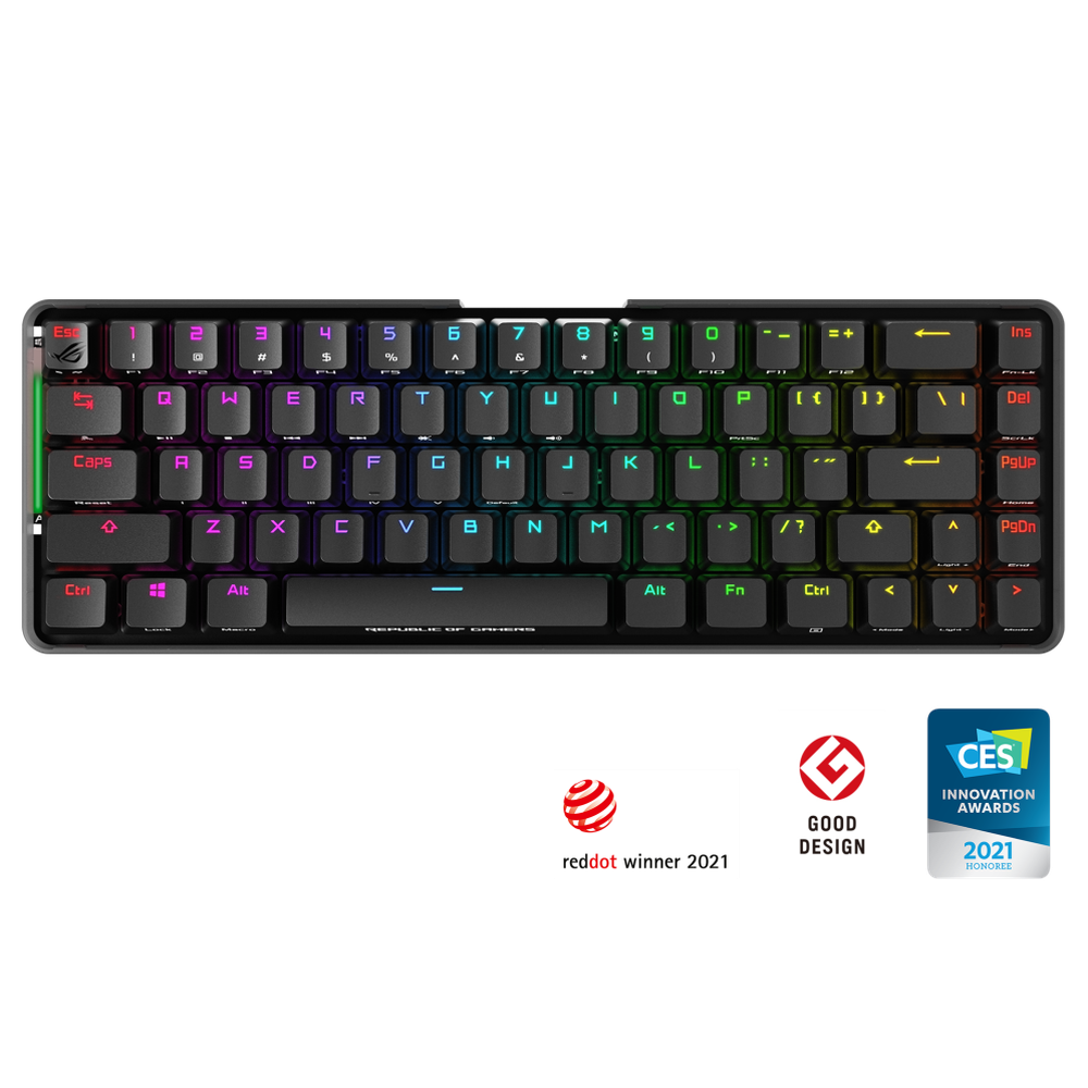 Asus ROG Falchion 65% wireless mechanical gaming keyboard with 68 keys wireless Aura Sync lighting