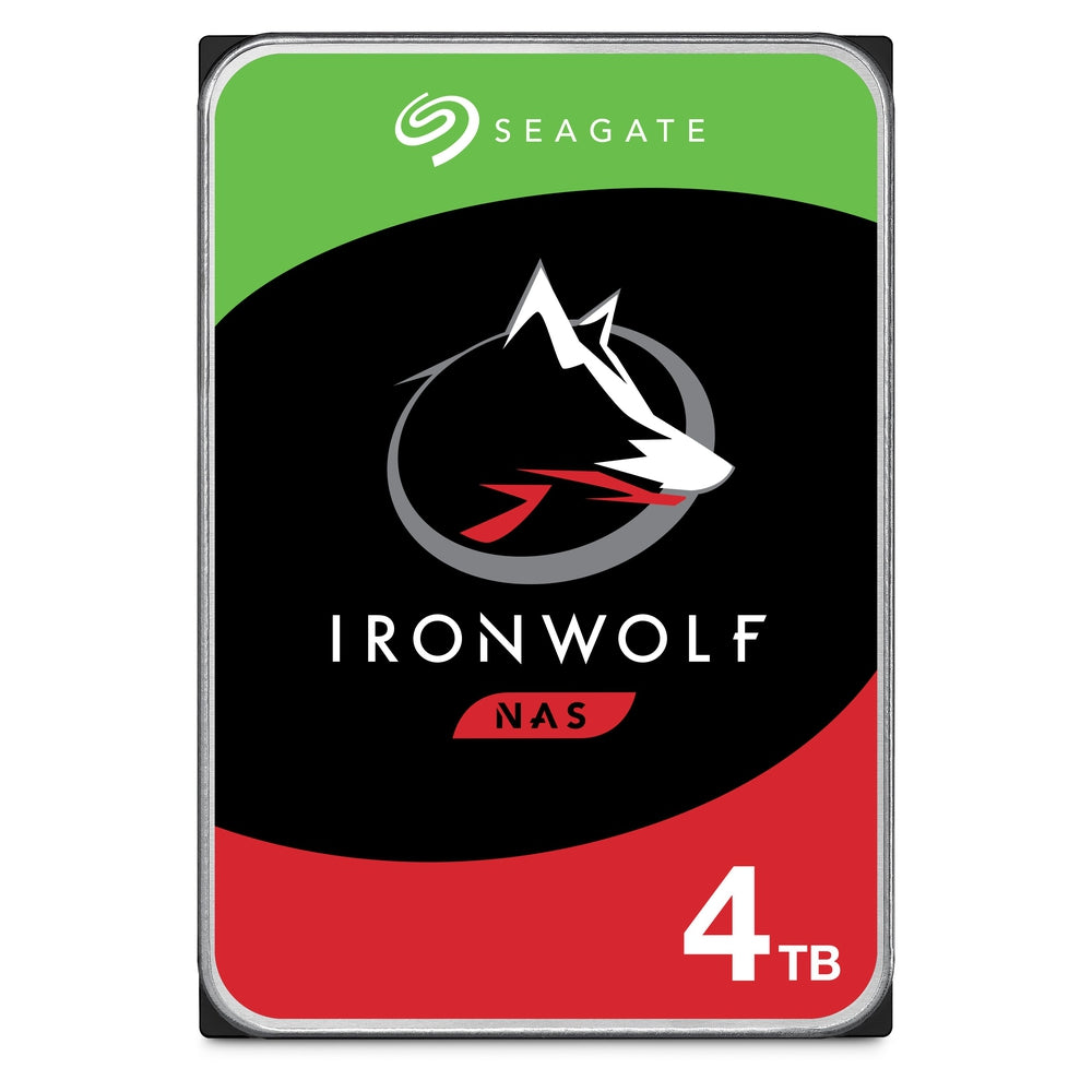 Seagate IronWolf Pro NAS 3.5" HDD 4TB SATA 6Gb/s 7200RPM 256MB Cache 5 Years or 1.2M Hours
