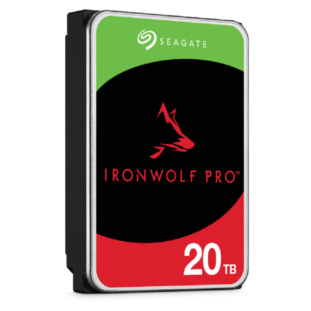 Seagate IronWolf Pro NAS 3.5" HDD 20TB SATA 6Gb/s 7200RPM 256MB Cache 5 Years or 2.5M Hours
