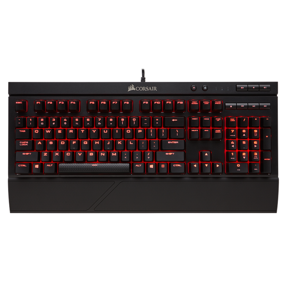 Corsair Gaming K68 Mechanical Keyboard Backlit Red LED Cherry MX Red