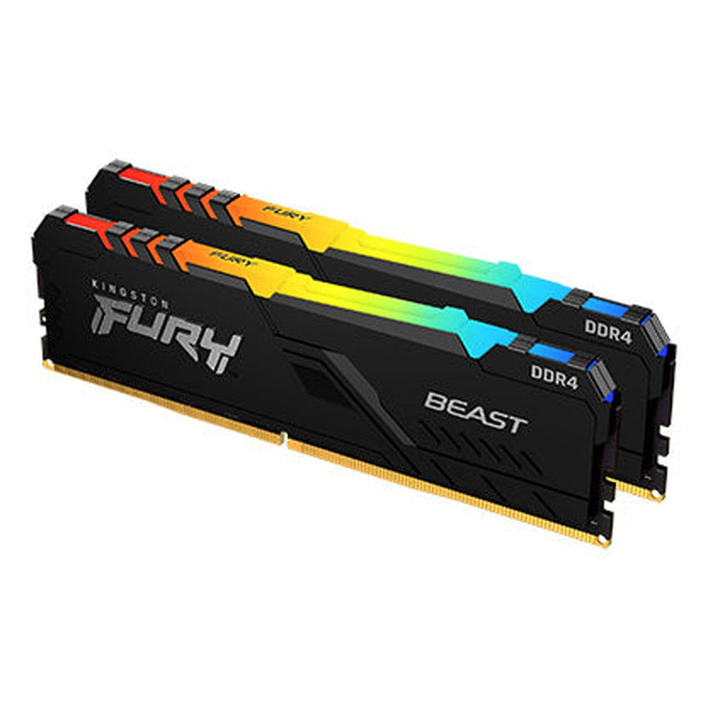 Kingston 32GB 3200MHz DDR4 CL16 DIMM (Kit of 2) FURY Beast RGB