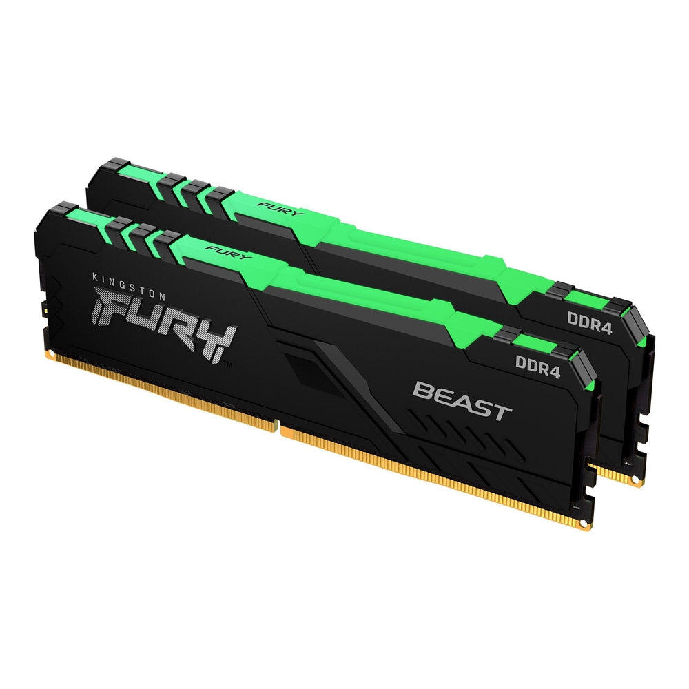 Kingston 32GB 3600MHz DDR4 CL18 DIMM (Kit of 2) FURY Beast RGB