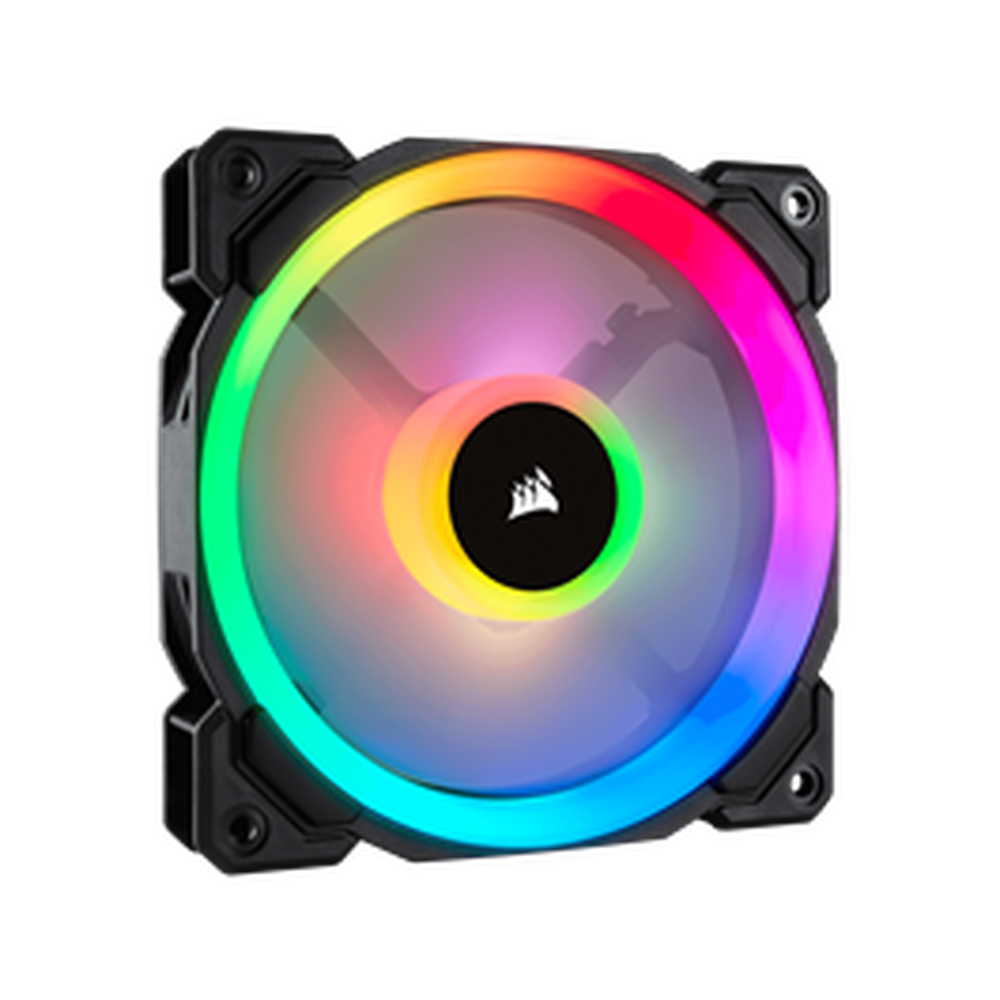 Corsair LL Series LL120 RGB 120mm Dual Light Loop RGB LED PWM Fan Single Pack