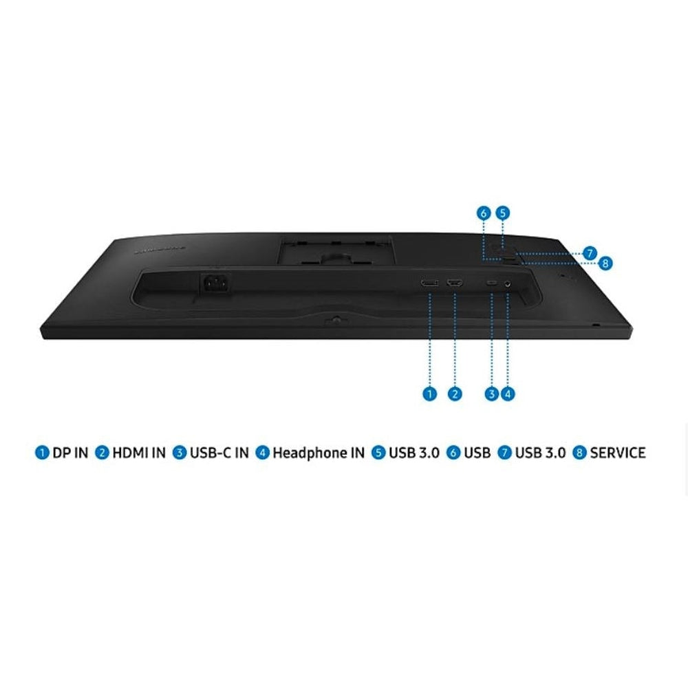 SAMSUNG S4U FLAT IPS 24" 16:9 FHD 1920x1080 5MS 75HZ1xUSB-C (65W) USB Hub (2.0x23.0x2) 1xHDMI 1xDP HAS PIVOT VESA INT. PWR 3Y
