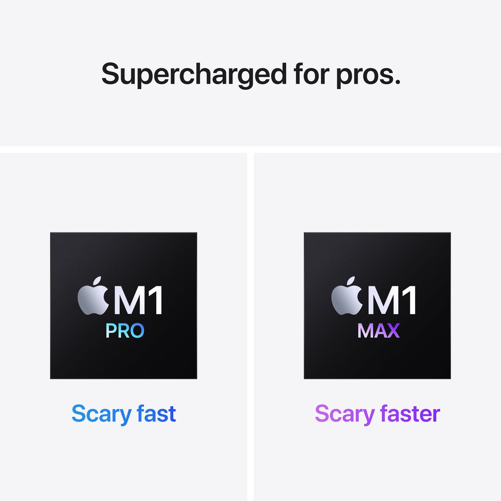 Apple 14-inch MacBook Pro: Apple M1 Pro chip with 8-core CPU and 14-core GPU 512GB SSD - Silver