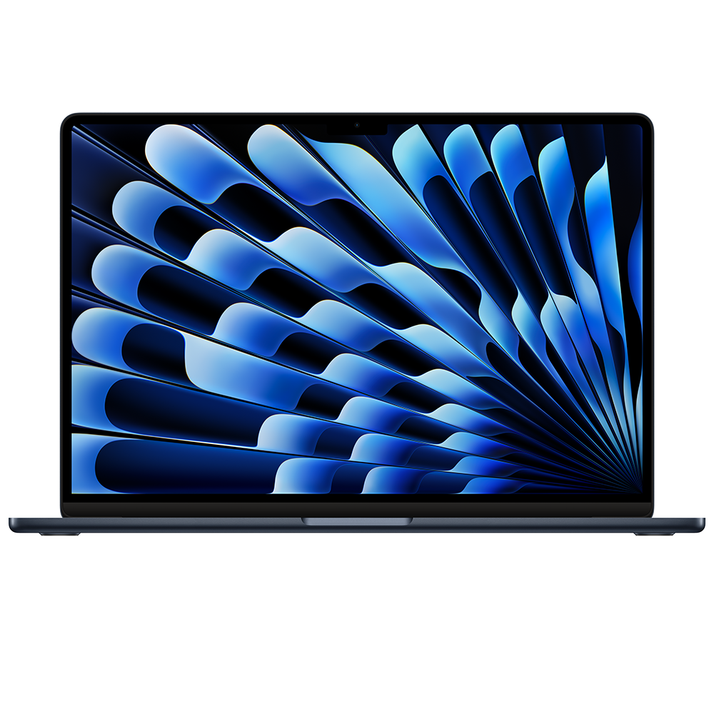 Apple 15-inch MacBook Air: Apple M3 chip with 8-core CPU and 10-core GPU 8GB 512GB SSD - Midnight