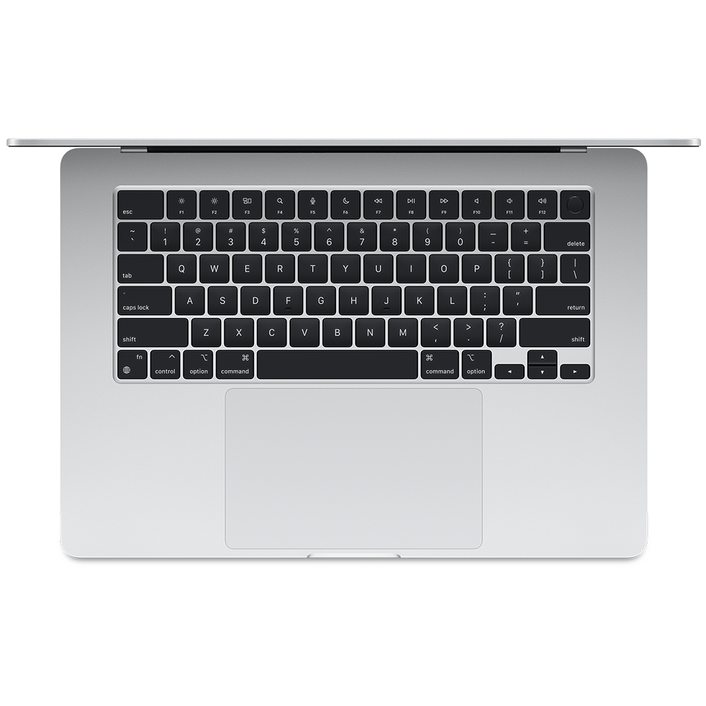 Apple 15-inch MacBook Air: Apple M2 chip with 8-core CPU and 10-core GPU 512GB - Silver