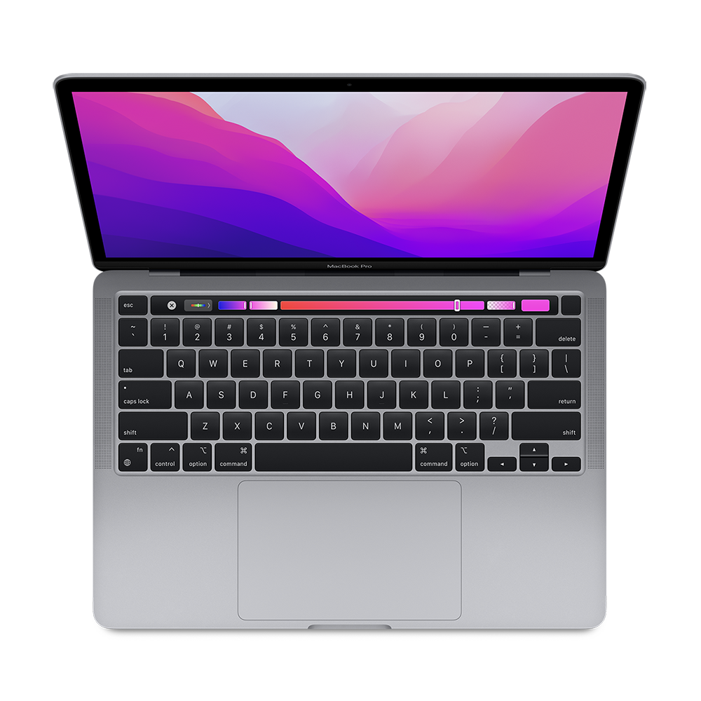 Apple 13-inch MacBook Pro: Apple M2 chip with 8-core CPU and 10-core GPU 512GB SSD - Space Grey