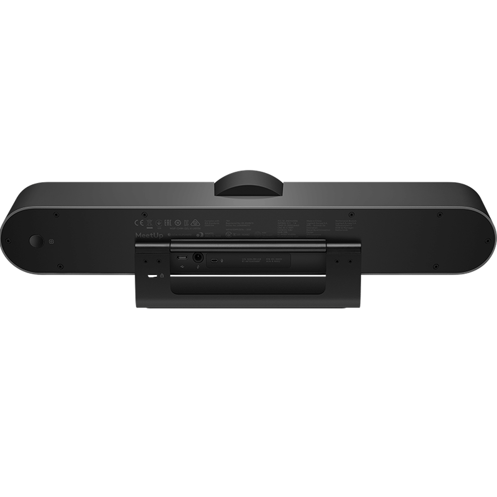 Logitech MEETUPCAM: 4K Ultra HD video 120 degree view 3-microphone speakerphone Motorized pan/tilt RF Remote Control