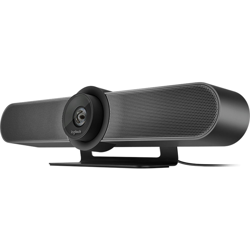Logitech MEETUPCAM: 4K Ultra HD video 120 degree view 3-microphone speakerphone Motorized pan/tilt RF Remote Control