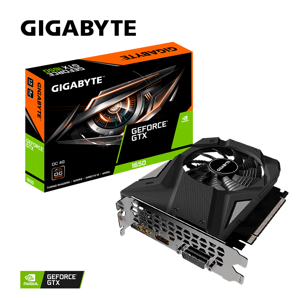 GIGABYTE NVIDIA GeForce GTX 1650 D6 OC 4G