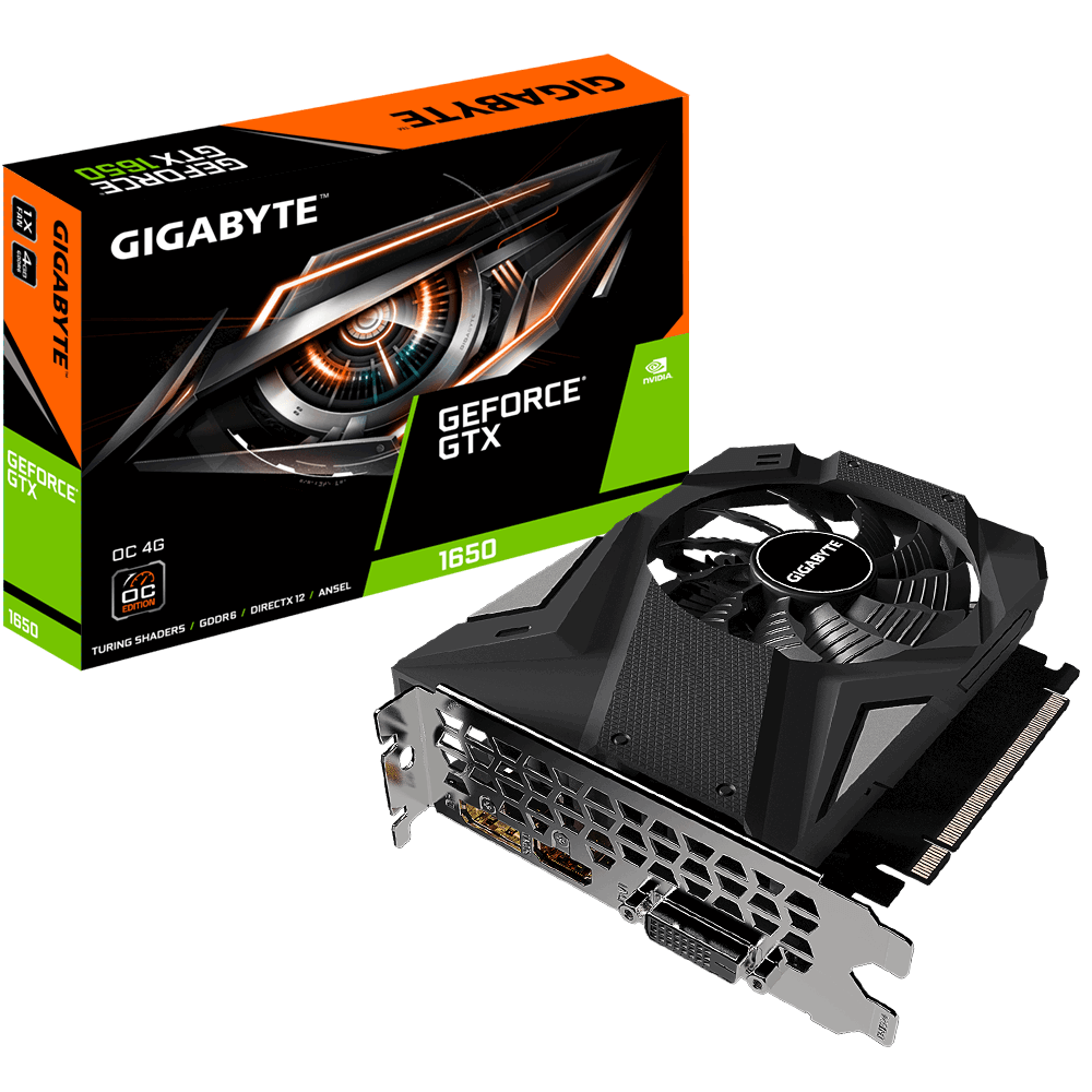 GIGABYTE NVIDIA GeForce GTX 1650 D6 OC 4G