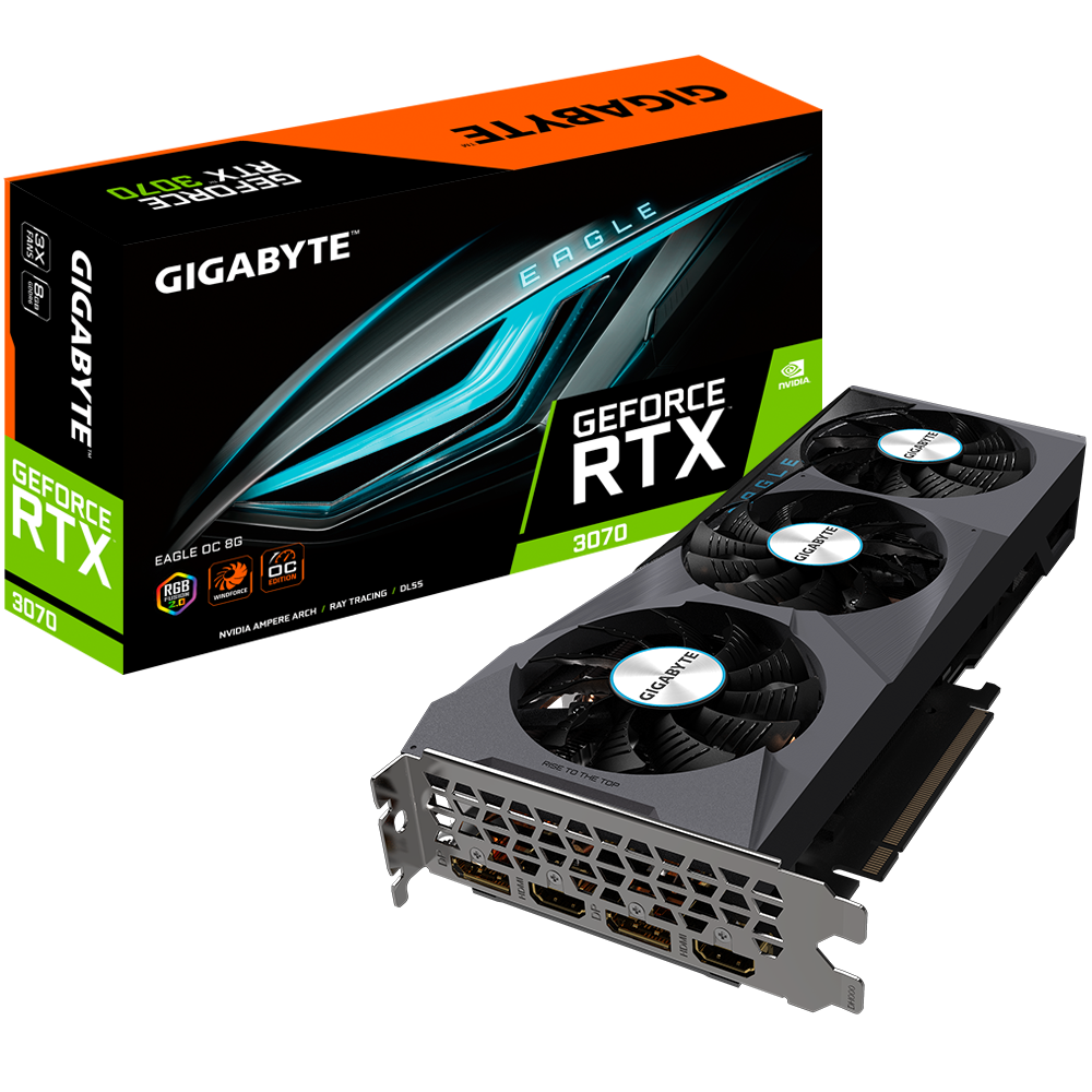 Gigabyte NVIDIA N3070EAGLE-OC-8GD - LHR