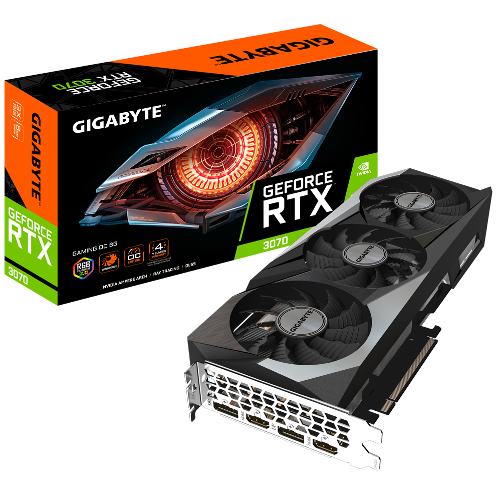 Gigabyte N3070GAMING-OC-8GD-V2 NVIDIA - LHR